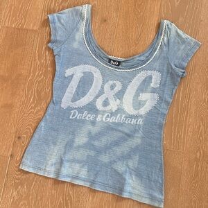 Vintage Dolce & Gabbana Rhinestone Top